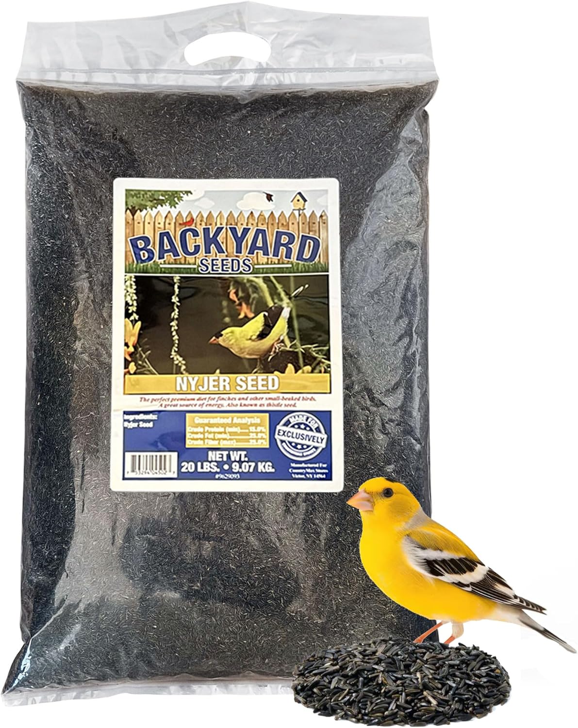 Thistle Seed for Finches – Premium Wild Bird Food for Goldfinches, Siskins & Small Songbirds |