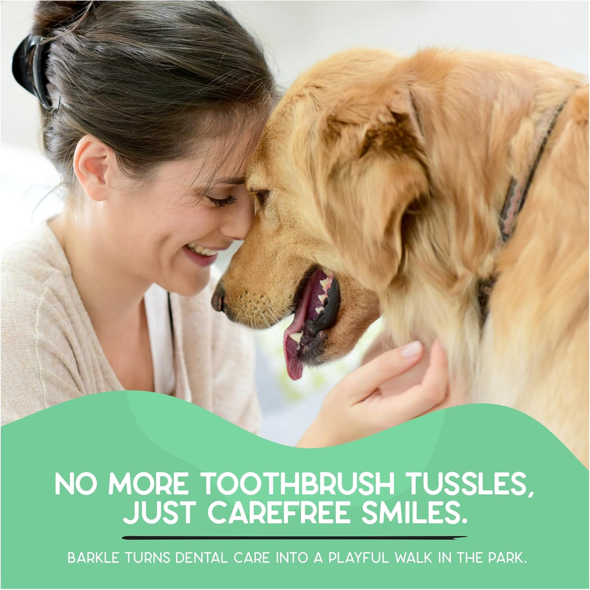Barkle Vet Approved Dog Teeth Cleaning Toothpaste & Tooth Brushing Kit | Eliminate Plaque, Tartar &