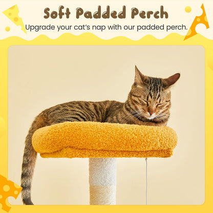 MWPO Cat Tree, 63.8-Inch Cat Tower for Indoor Cats, Multi-Level Cat Condo with 5 Scratching Posts