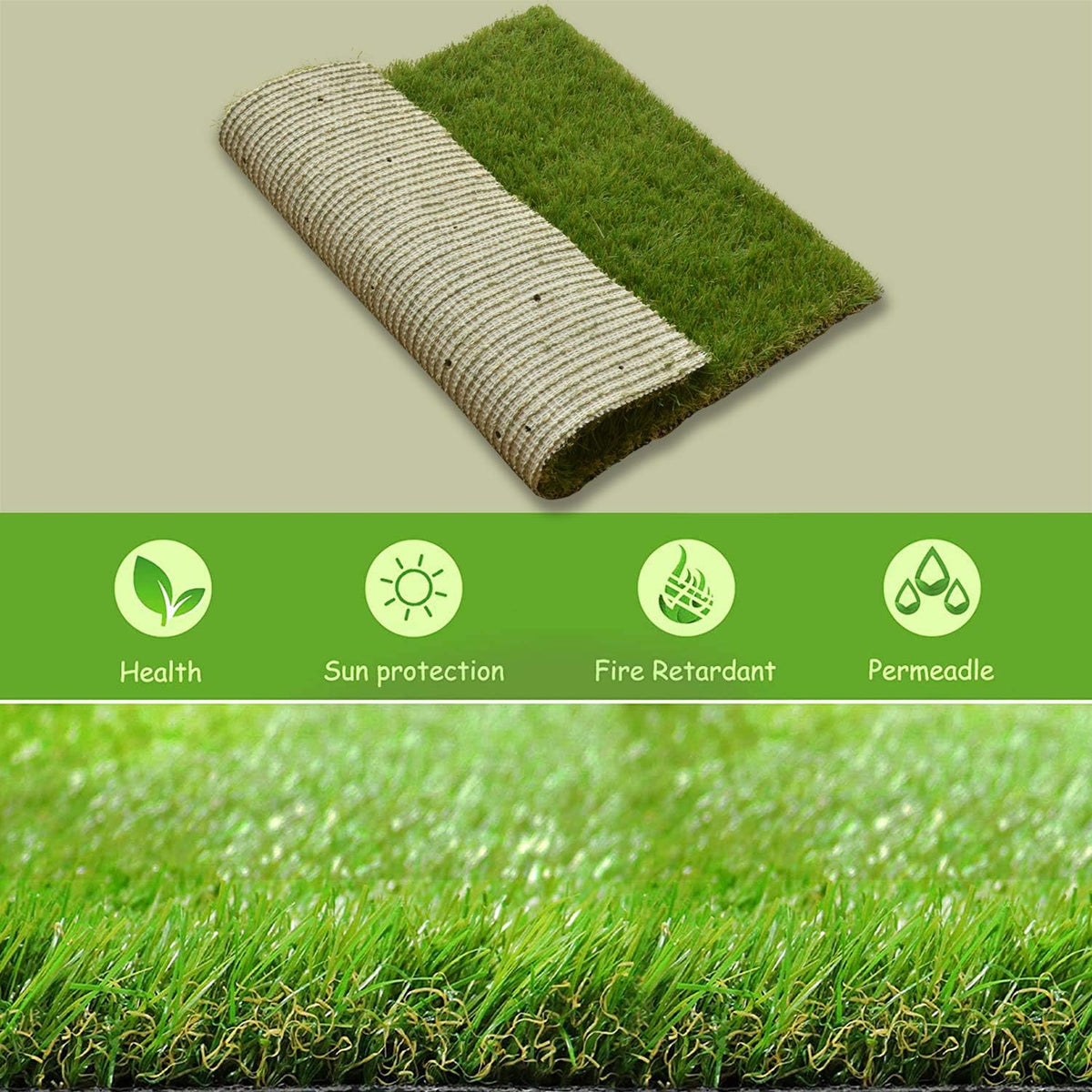 Dog Grass Large Potty Patch, Artificial Dog Grass Bathroom Turf for Pet Training, Washable Puppy