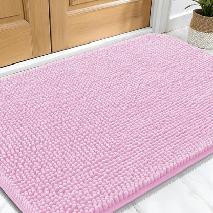 OLANLY Dog Door Mat for Muddy Paws 30x20, Absorbs Moisture and Dirt, Absorbent Non-Slip Washable