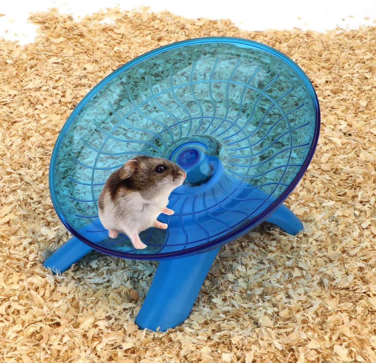 Hamster Wheel Flying Saucer Silent Exercise Wheel Running Wheel for Hamsters, Gerbils, Mice and