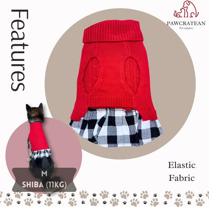 Cute Sweater for Dogs and Cats Soft Flannel Pet Outfit Warm and Cozy Animal Hoodie Small to Large
