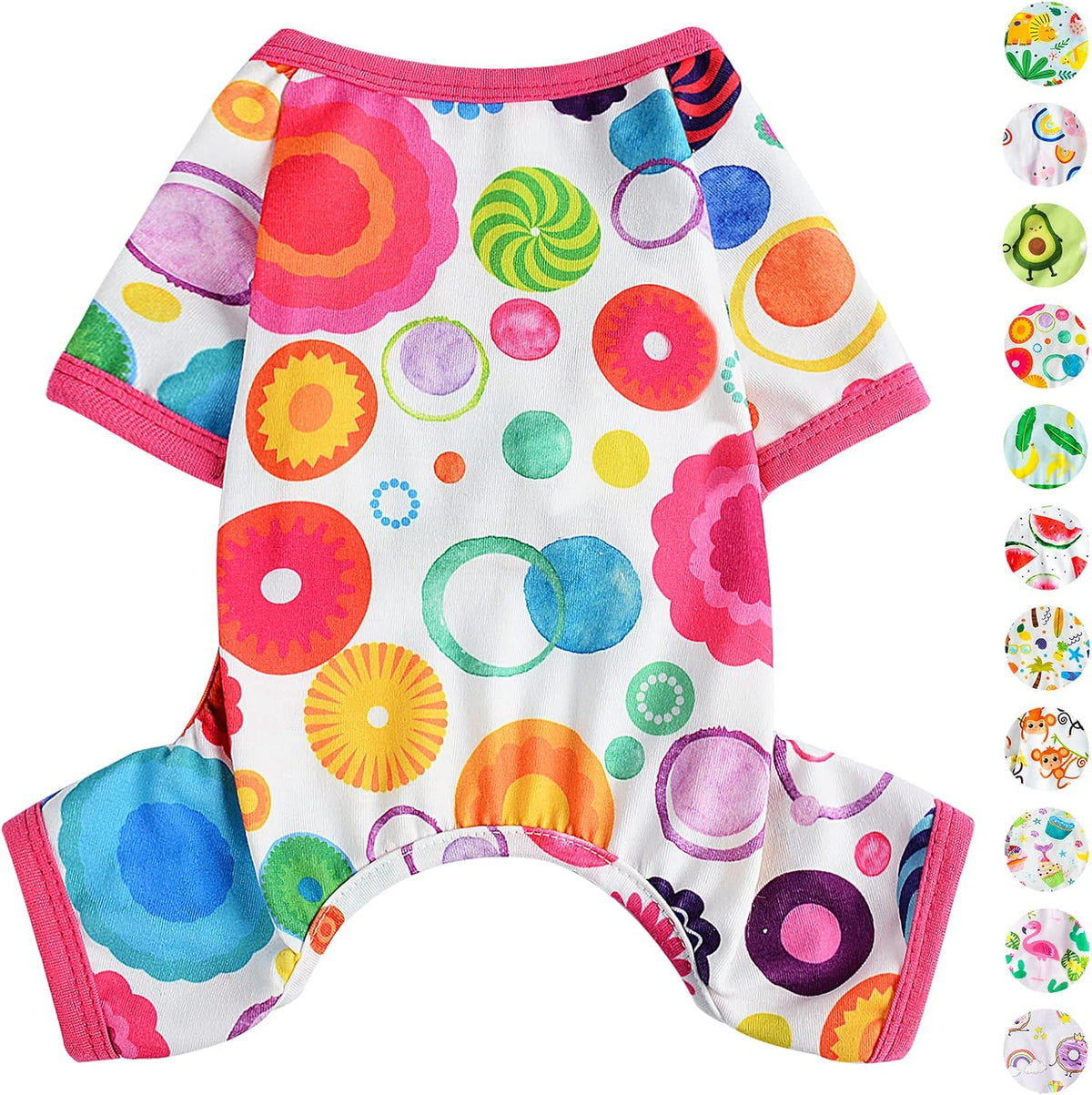 Dog Pajamas Pjs Summer Fall Dog Clothes for Small Dogs Girl - Boy - Medium Size Dogs, Soft Stretchy