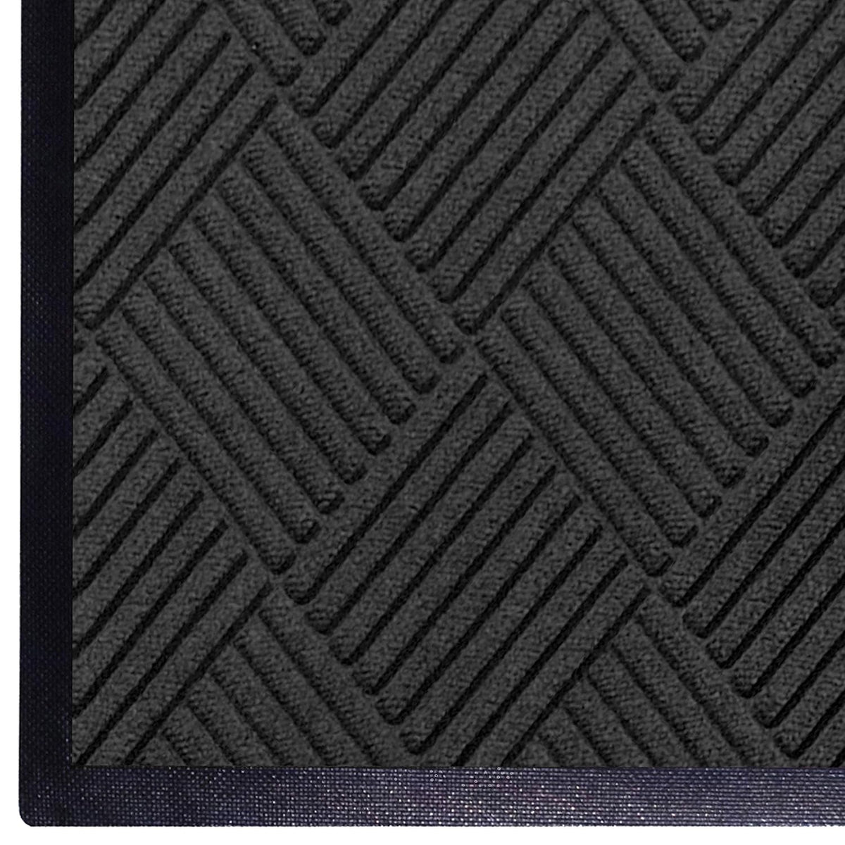 M+A Matting WaterHog Diamond | Commercial-Grade Entrance Mat with Rubber Border – Indoor/Outdoor