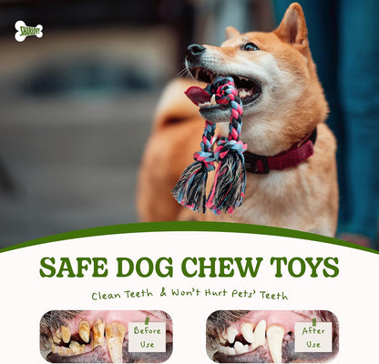 Dog Rope Toy for Large Dogs, Heavy Duty Chew Toys for Aggressive Chewers, Indestructible Durable