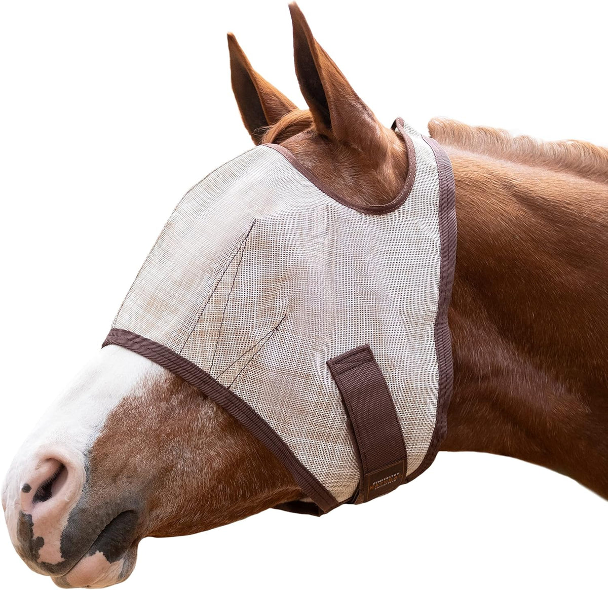 Kensington Fly Mask Web Trim Protects Horses Face and Eyes from Bites and Sun Rays While Allowing