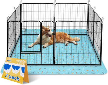 Sunheir Washable Pee Pads for Dogs Extra Large 48" x 60" 2-Pack, Reusable Puppy Pads Pet Training