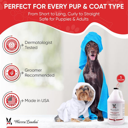 Warren London - Hydrating Butter and Leave-in Conditioner for Dogs Skin and Coat - Pomegranate &