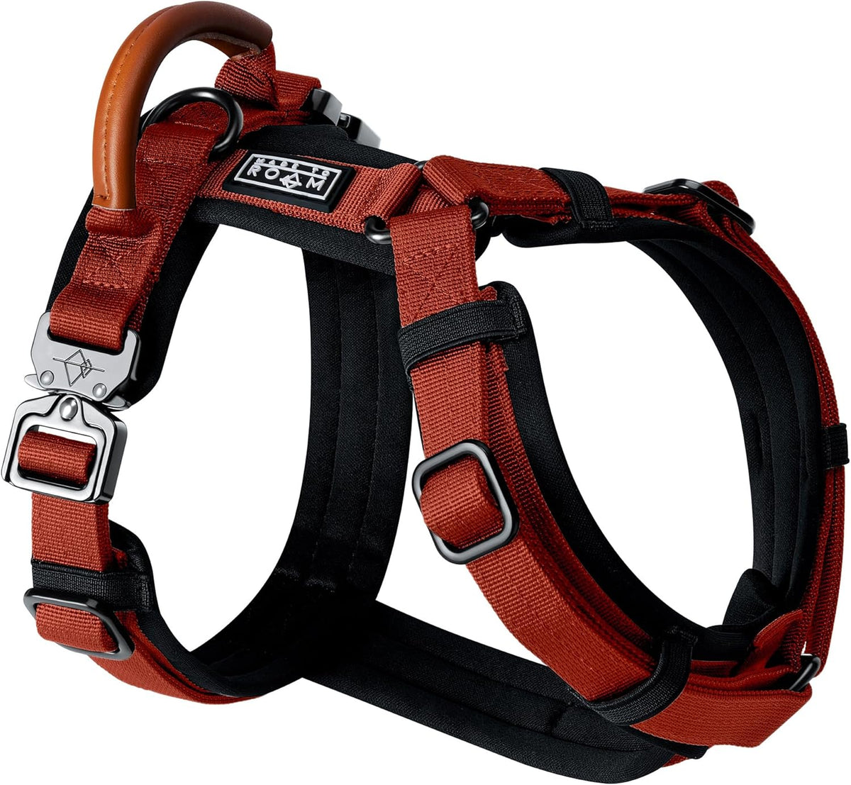 MADE TO ROAM Premium Explorer Harness - Y-Shaped Dog Harness with Adjustable Durable Nylon, Soft