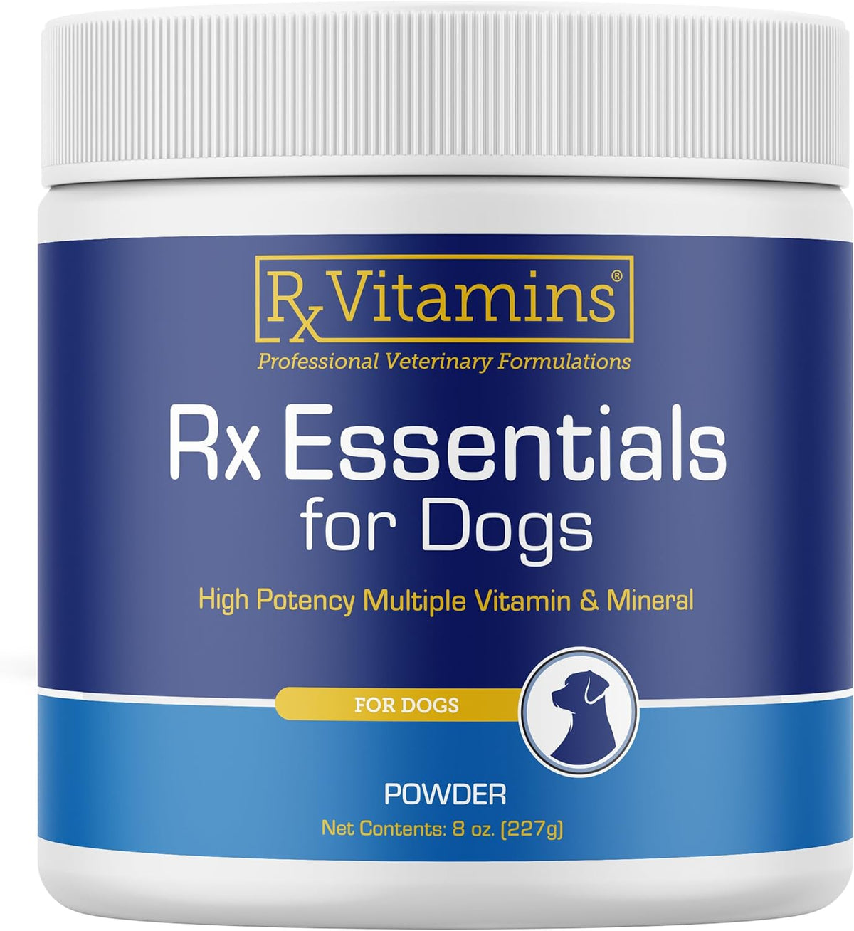 Rx Vitamins Essentials for Dogs - Daily Vitamins & Minerals - with Blue Spirulina, Kelp Powder, and