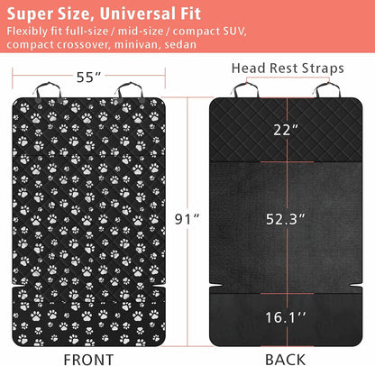 F-color SUV Cargo Liner for Dogs, Water Resistant Pet Cargo Cover Dog Seat Cover Mat for SUVs
