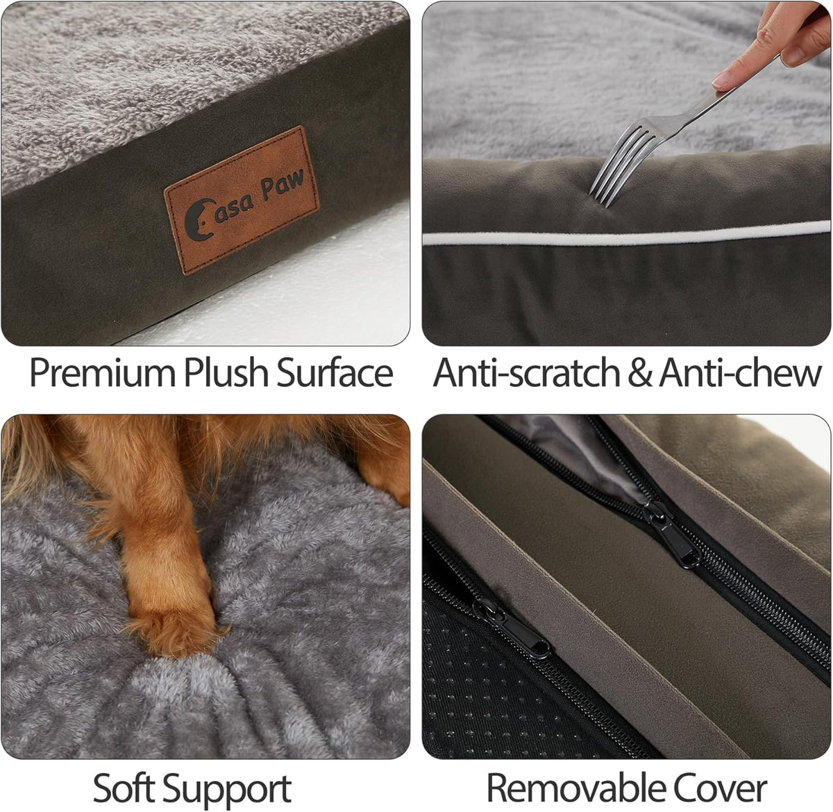 Orthopedic Dog Beds for Extra Large Dogs, Waterproof Dogs Beds XLarge, Memory Foam Dog Couch Beds