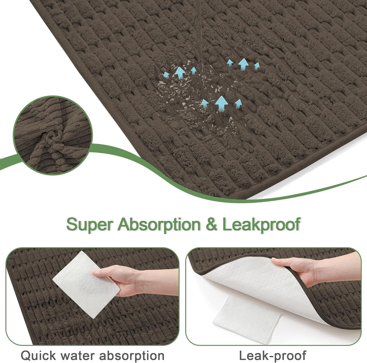 Washable Pee Pads for Dogs, 2 Pack Reusable Puppy Pads Dog Pads, Non-Slip Dog Pee Pads, Leakproof