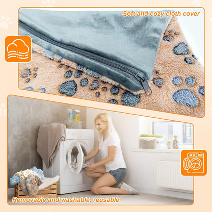 Dog Heating Pad，32×20 In Heating Pad For Dogs, Intelligent Temperature Control Switch With Normally