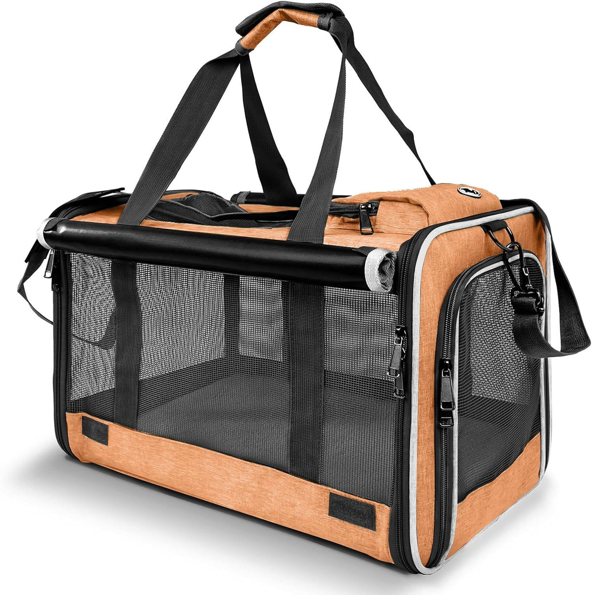Dog Carry Bag for Puppy Pet Soft-Shell Portable Kennel Crate for 0-15 lbs Foldable Pomeranian