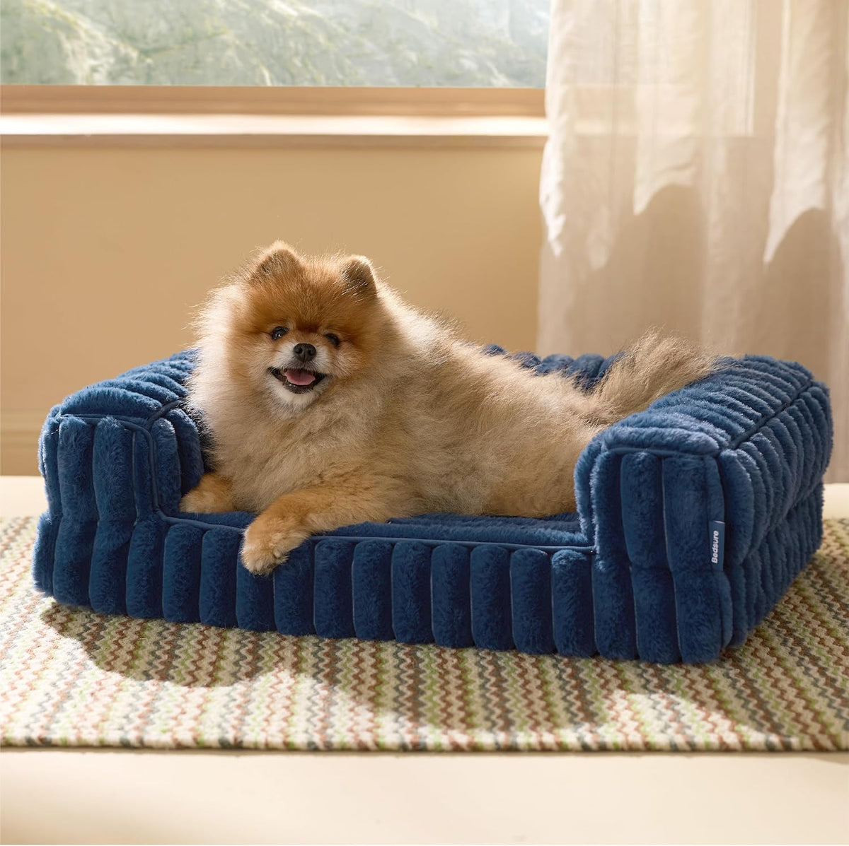 Bedsure Orthopedic Dog Bed for Small Dogs, Waterproof Memory Foam Small Pet Beds with Sides