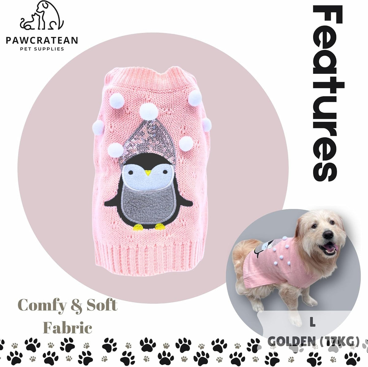 Cute Sweater for Dogs and Cats Soft Flannel Pet Outfit Warm and Cozy Animal Hoodie Small to Large