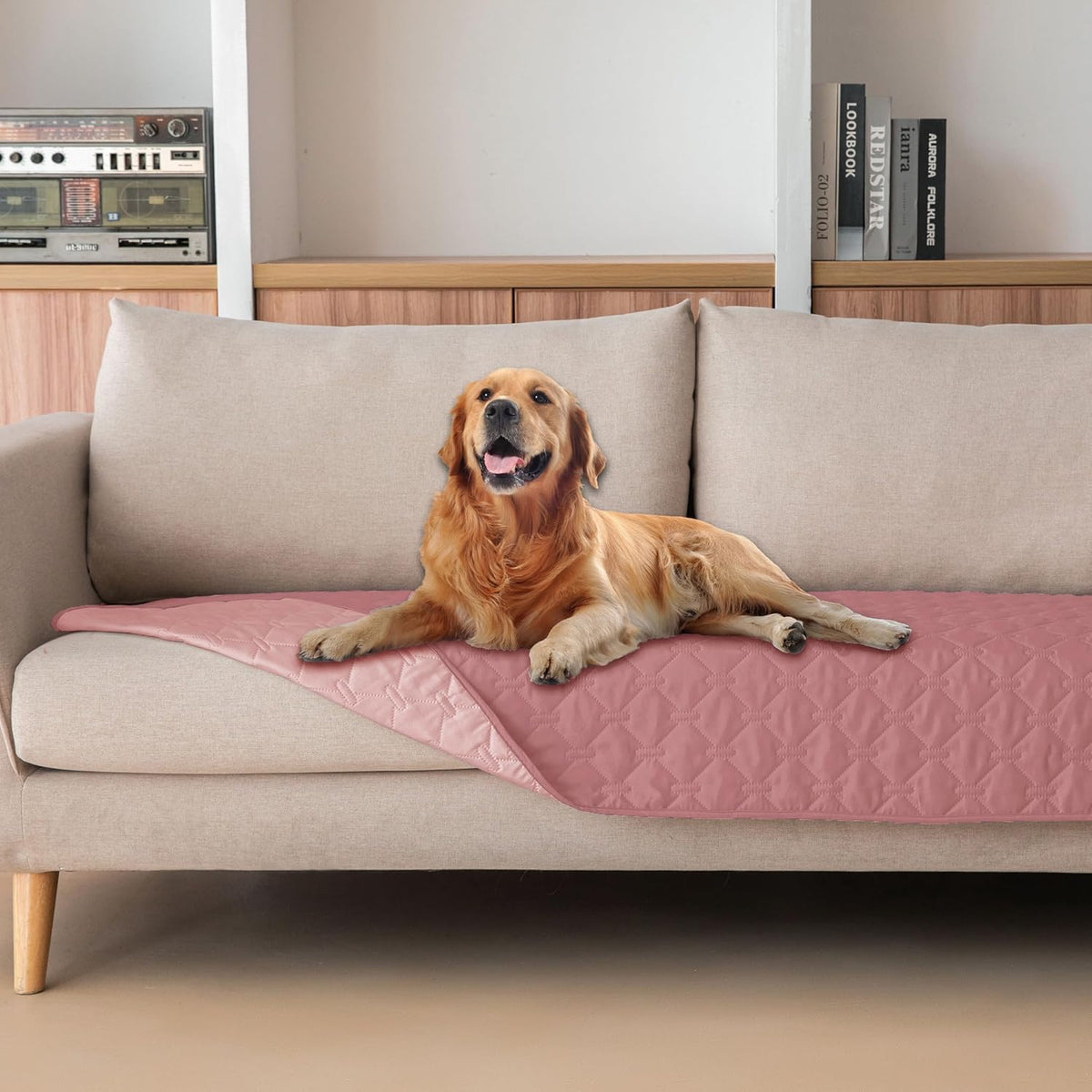 gogobunny 3X Stronger Waterproof Pet Blanket, Scratch Proof Furniture Protector for Dogs Cats