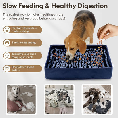 Snuffle Mat for Dogs, Dog Puzzle Mat, Interactive Dog Toys for Enrichment,Sniff Mats with Non-Slip