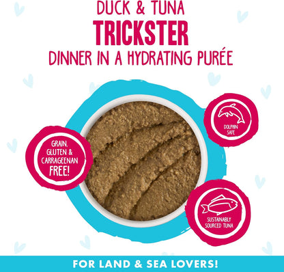 Weruva B.F.F. Play - Best Feline Friend Paté Lovers, Aw Yeah!, Duck & Tuna Trickster with Duck &