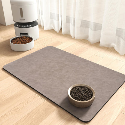 MontVoo-Absorbent Pet Feeding Mat-No Stains Pet Mat for Food and Water Bowl-Quick Dry Cat & Dog