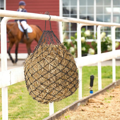 Fabbay 4 Pcs Slow Feed Hay Net Feeder Hay Bag for Horses Slow Feeder 40 Inch Length with 2 Inch