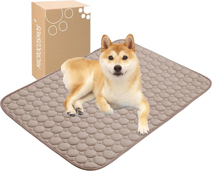 MICROCOSMOS Summer Cooling Mat & Sleeping Pad- Water Absorption Top, Materials Safe, Easy Carry, EZ