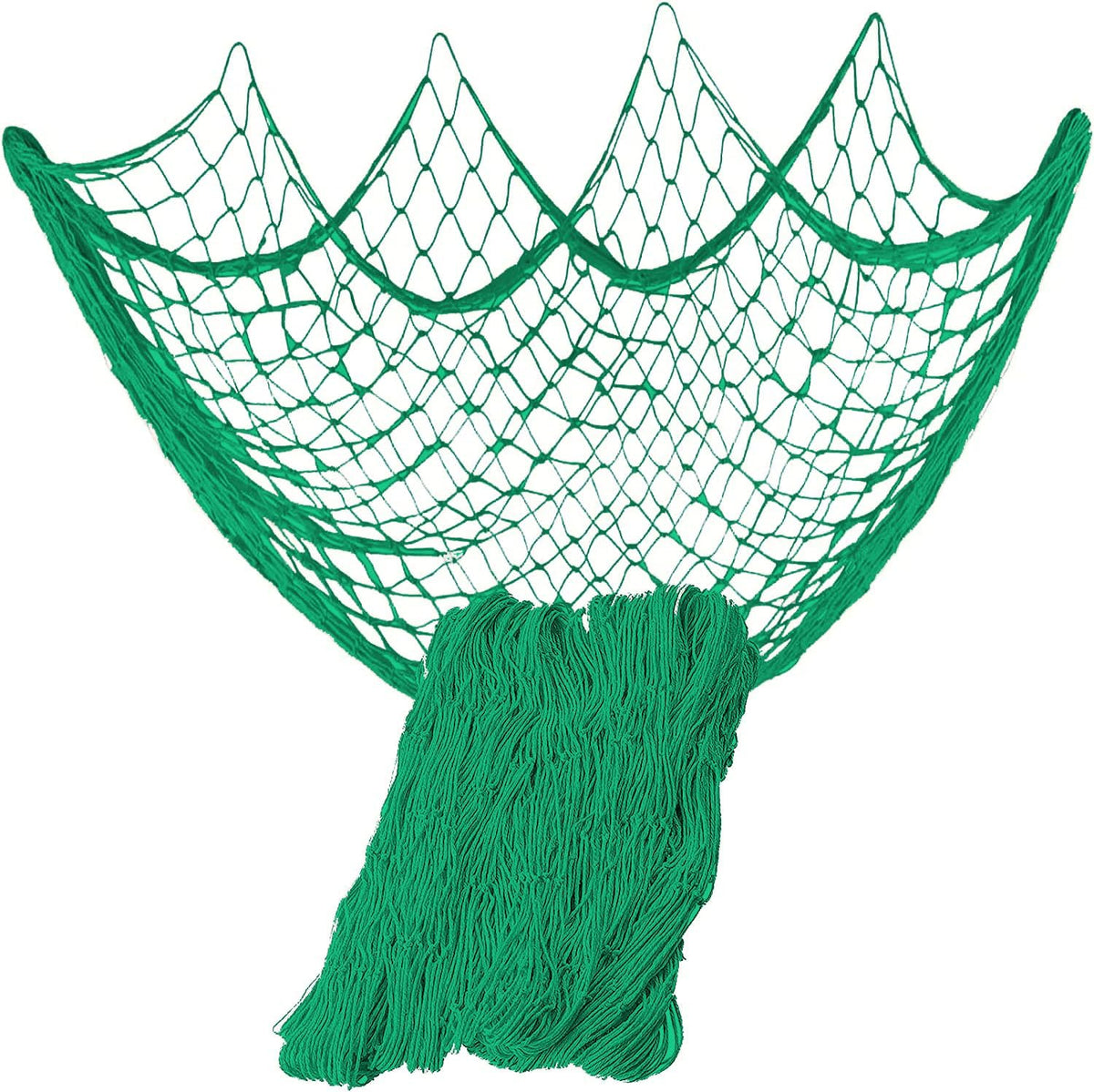 Nature Fish Net Wall Decoration with Shells, Ocean Themed Wall Hangings Fishing Net Party Decor for