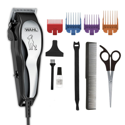 Wahl USA Clipper Pet-Pro Dog Grooming Kit - Electric Corded Dog Clipper for Dogs & Cats with Fine &