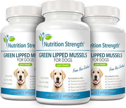 Green Lipped Mussels for Dogs for Joint Support & Inflammatory Relief, Promote Normal Mobility &