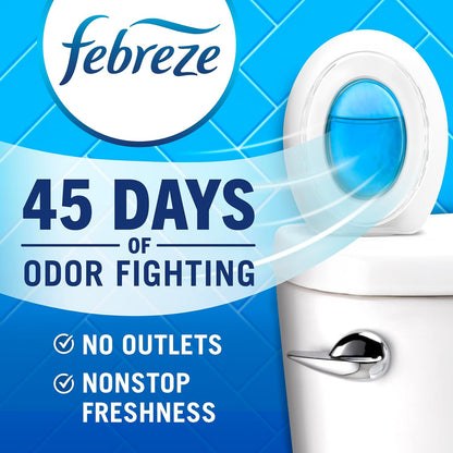 Febreze Bathroom Air Freshener, Odor-Fighting, Plug In Alternative, Air Fresheners for Home and