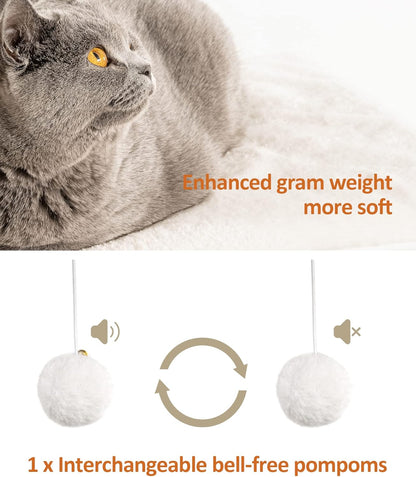 FourFurPets 26.7in Large Cat Tree Tower Condo, Cat Scratch Posts for Indoor Cats, Big Plate, Three