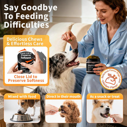 25-in-1 Dog Multivitamin Chews – All-in-One Daily Vitamins & Supplements for Dogs, Joint Support