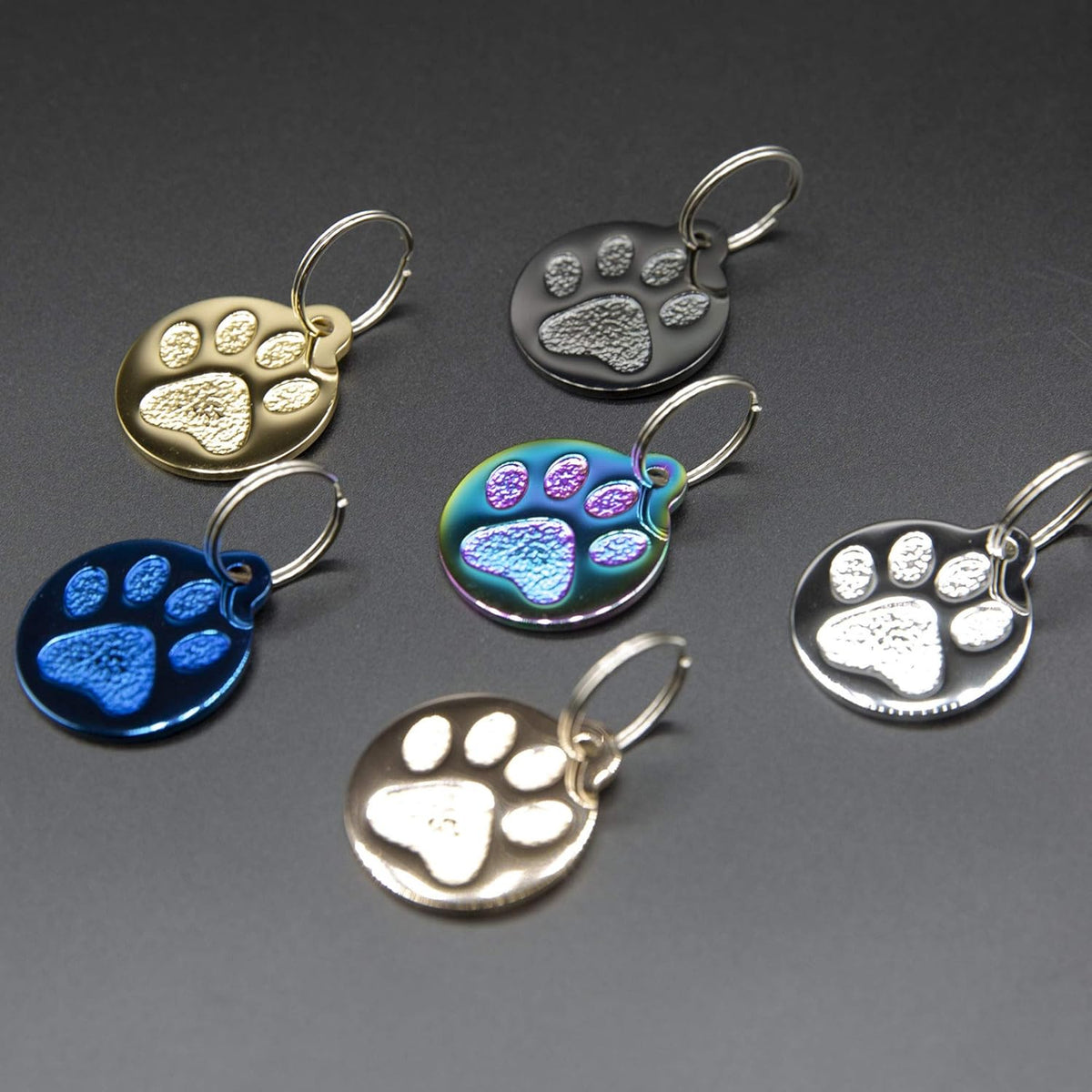 Engraved Pet Tag for Dogs and Cats - Personalized Front & Back up to 4 Lines of Text Custom