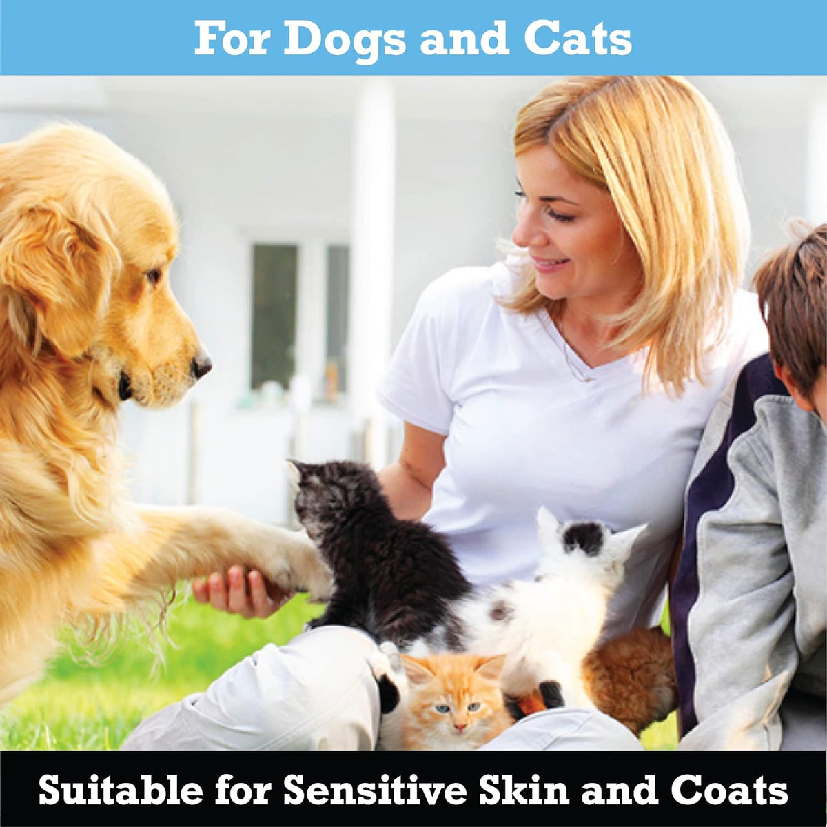 NOK OUT Premium Grade Pet Shampoo for Dogs and Cats, Veterinary Strength and Odor Eliminator