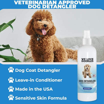 We Love Doodles Dog Detangler Spray - Leave-in Conditioner for Dogs - Dog Detangling Spray