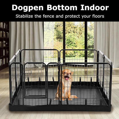 PJYuCien Rectangle Dog Playpen Bottom Pad - Fits 8 Panels 24" Width Metal Dog Pen -48"x48" Size