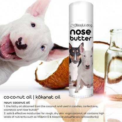 The Blissful Dog Terrier Nose Butter for Dry, Cracked Skin, Lick-Safe Dog Nose Balm with