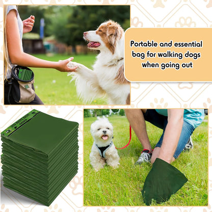 Ireer 5000 Pcs 50 Counts 5000 Pcs Header Bag Bulk Dog Pet Waste Bags Poop Easy Single Pull for Poop