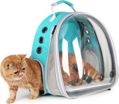 Lollimeow Cat Carrier Backpack, Bubble Expandable Backpack Carrier, Pets and Small