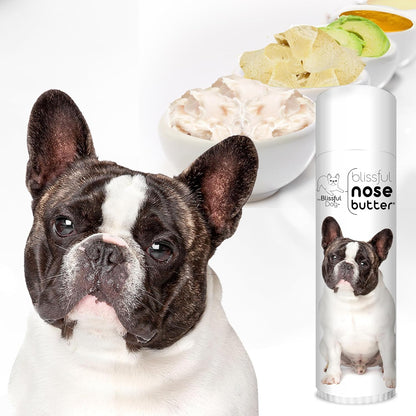 The Blissful Dog French Bulldog Pied Nose Butter for Dry, Cracked Skin, Lick-Safe Dog Nose Balm