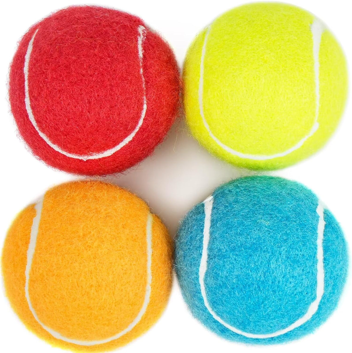 Prime Pets Mini Tennis Balls for Dogs, 2 Inch Squeaky Dog Toys, Interactive Dog Toy Balls for