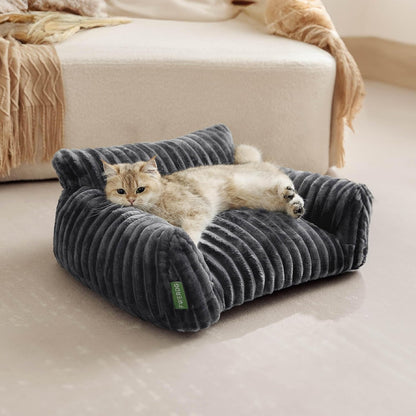 Cute Couch Bed for Pets, Supportive Cat Sofa for Indoor Cats, Small Dog Sofa Bed for Small Dogs