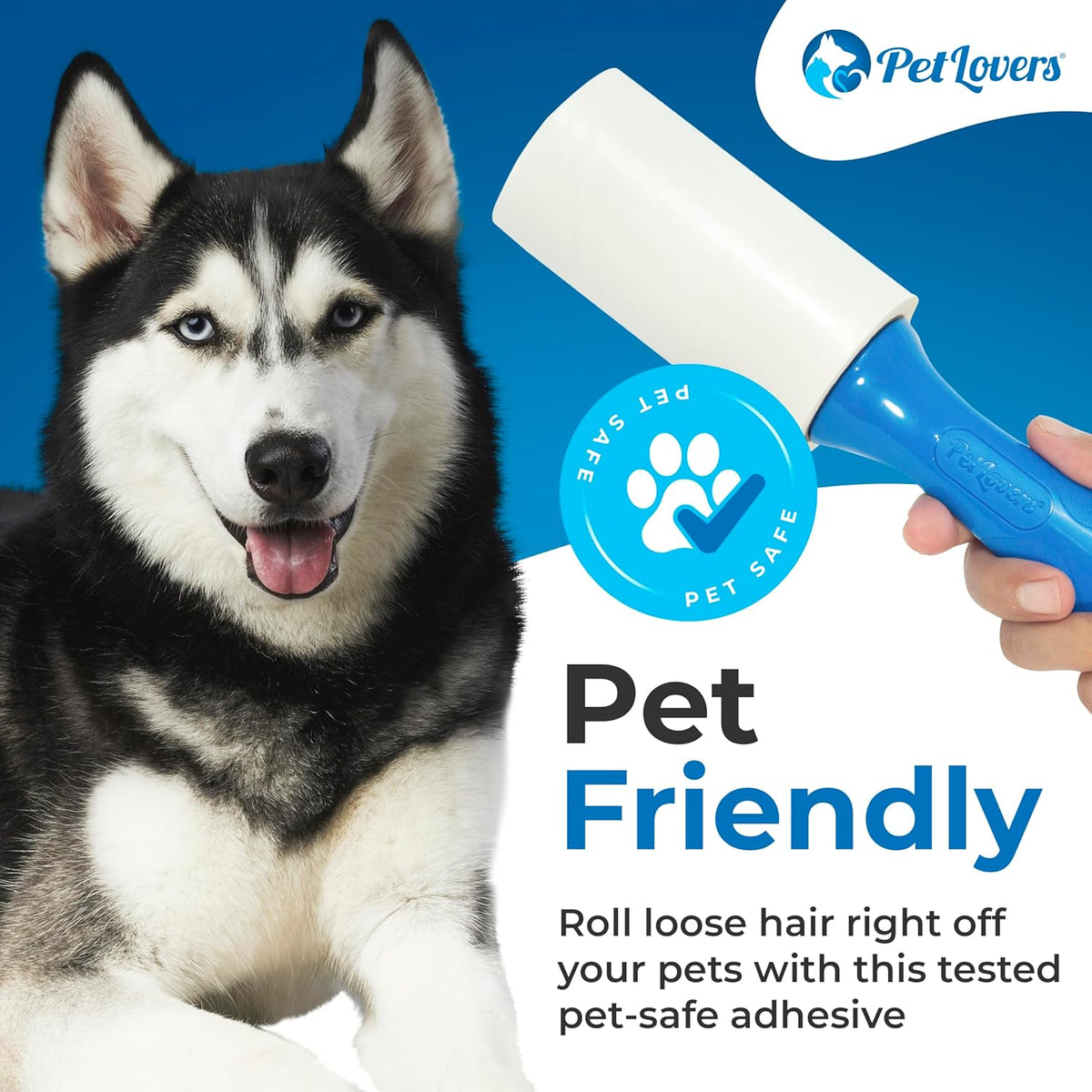 PetLovers Extra Sticky Lint Roller Mega Value Set 720 Sheets for Pet Hair Removal and Clothes, Dog