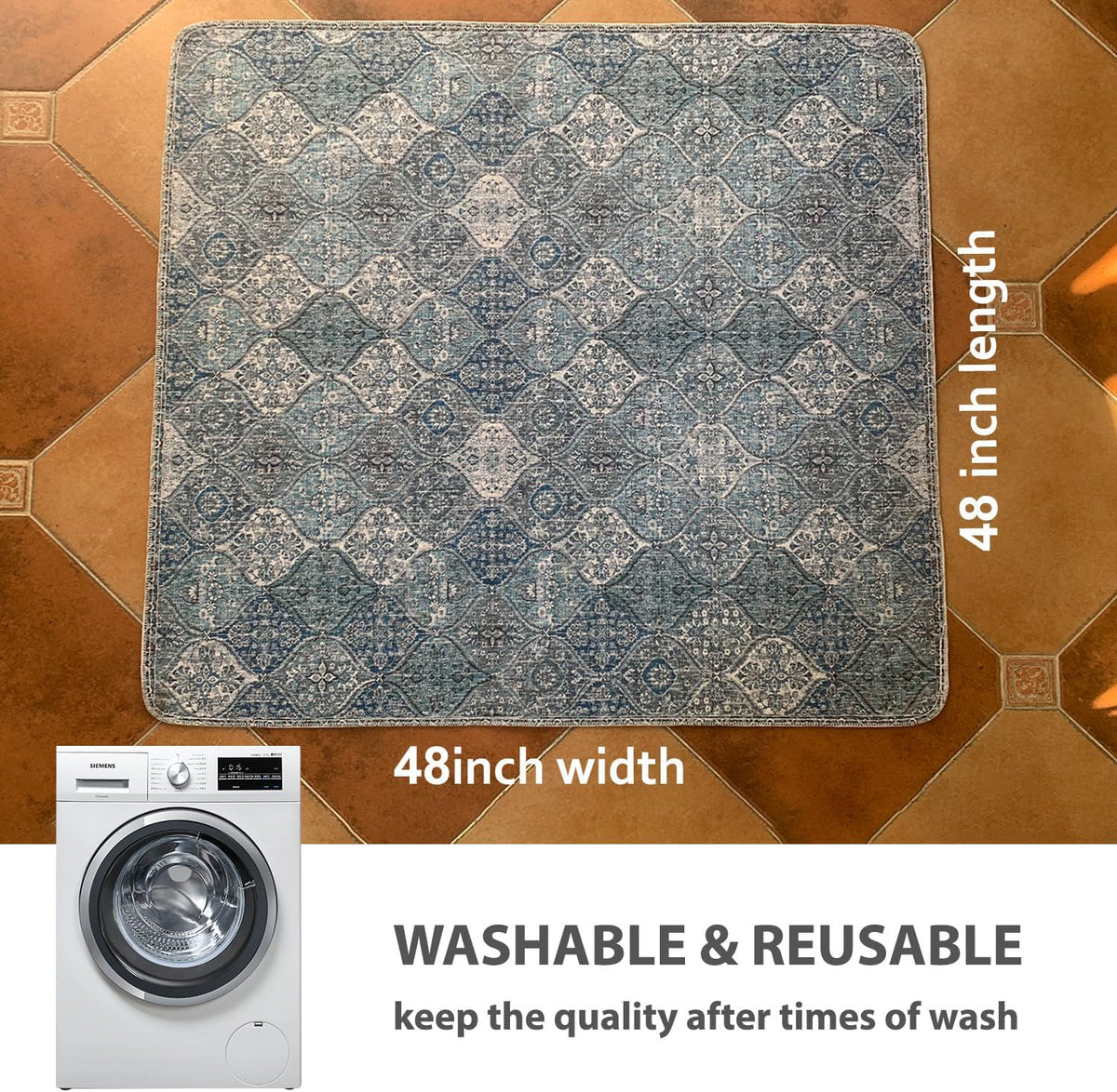 nunubaby Washable Pee Pads for Dogs, Stylish, Non-Slip and Leak-Proof Pee Pads. Reusable Potty Pads