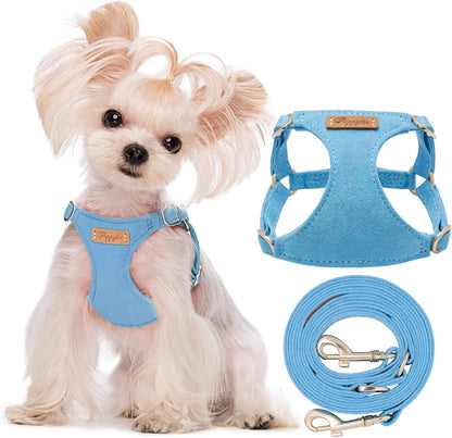 Puppytie No Pull xs Dog Harness with Multifunction Dog Leash,Soft Adjustable No Choke Escape Proof