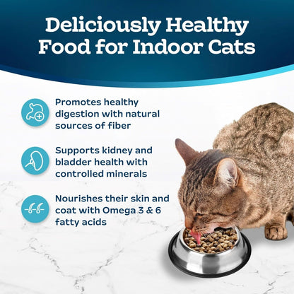Blue Buffalo Tastefuls Adult Dry Cat Food Sensitive Stomach Formula, Made in the USA with Natural