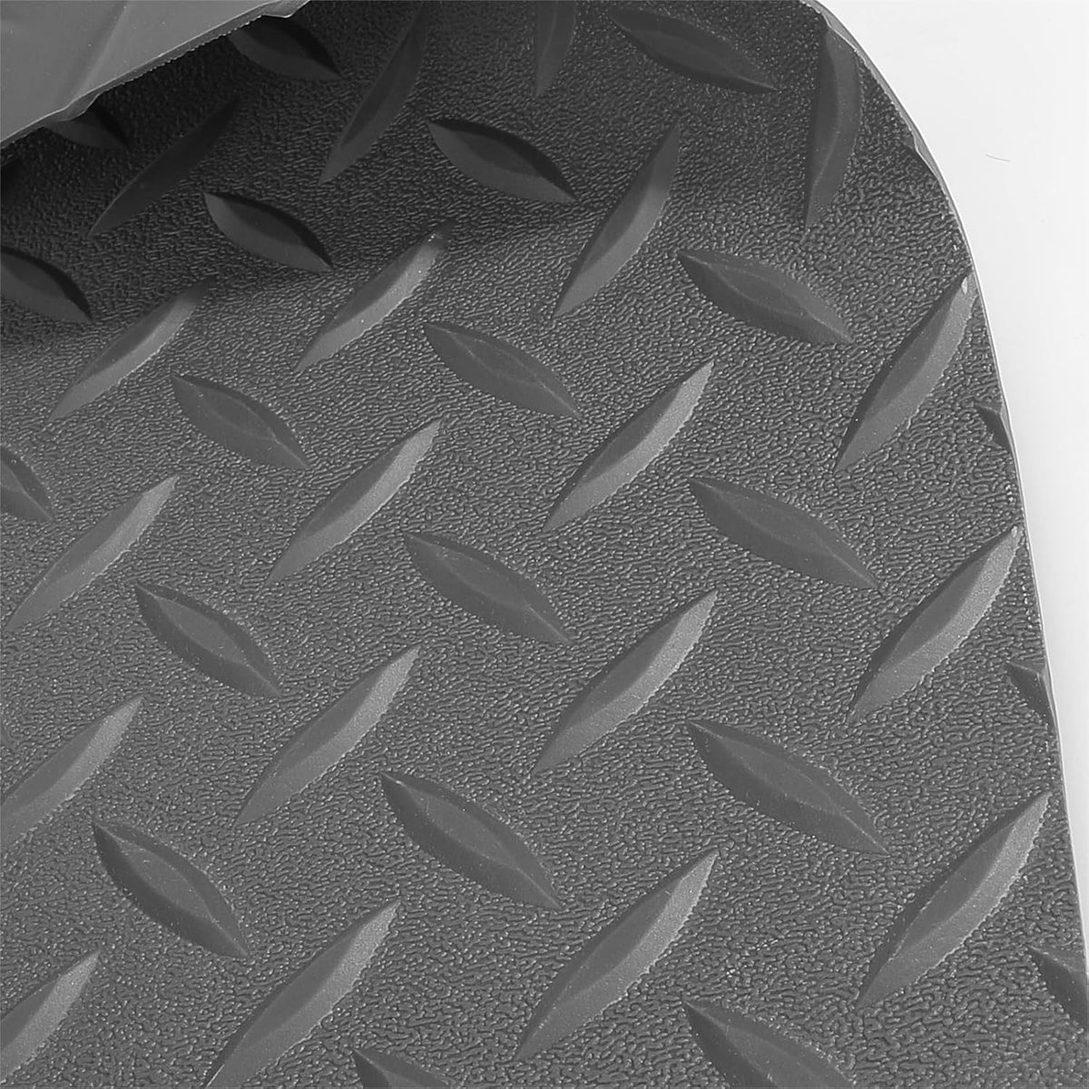 5Ft x 12Ft Rubber Flooring Mats 1.6mm Diamond Plate Flooring Roll 60sqft Rubber Trailer Garage