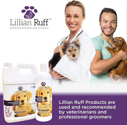 Lillian Ruff High Concentrate Professional Grooming Shampoo for Dogs with Hydrating Essential Oils